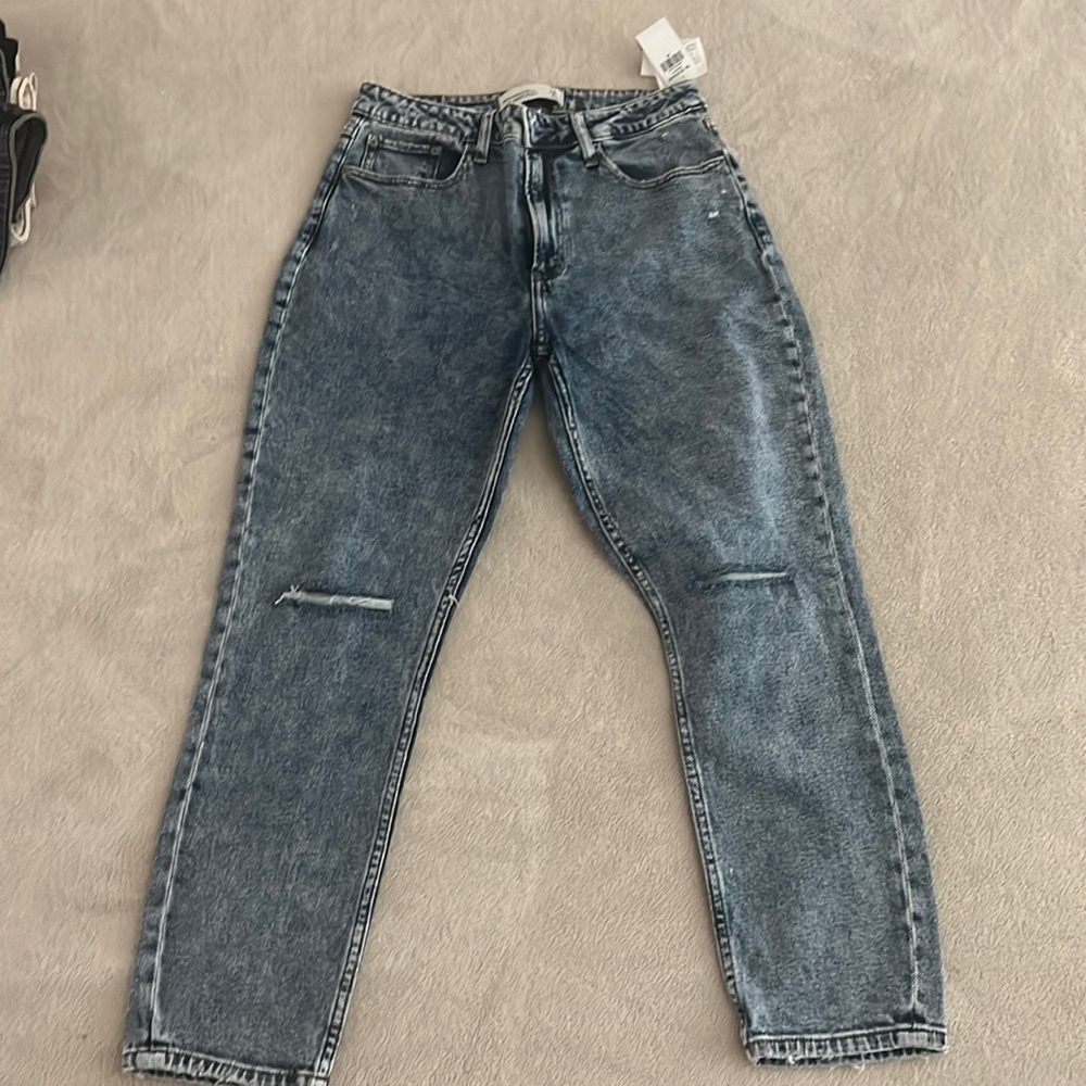 Abercrombie mom jeans curve love size 28/6r